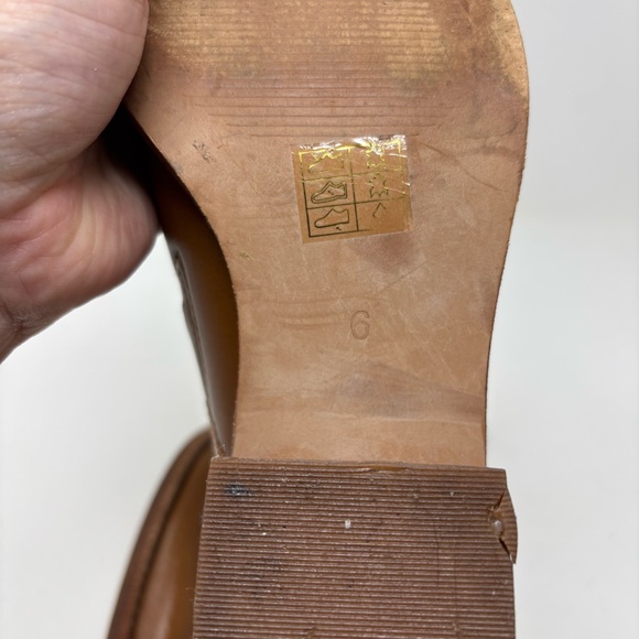 Madewell The Brady Low Cut Leather Booties English Saddle Size 6 - Picture 10 of 14